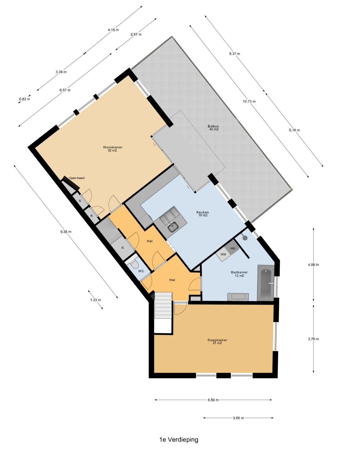 Foto 17 van Eerste E.J. Potgieterstraat 36