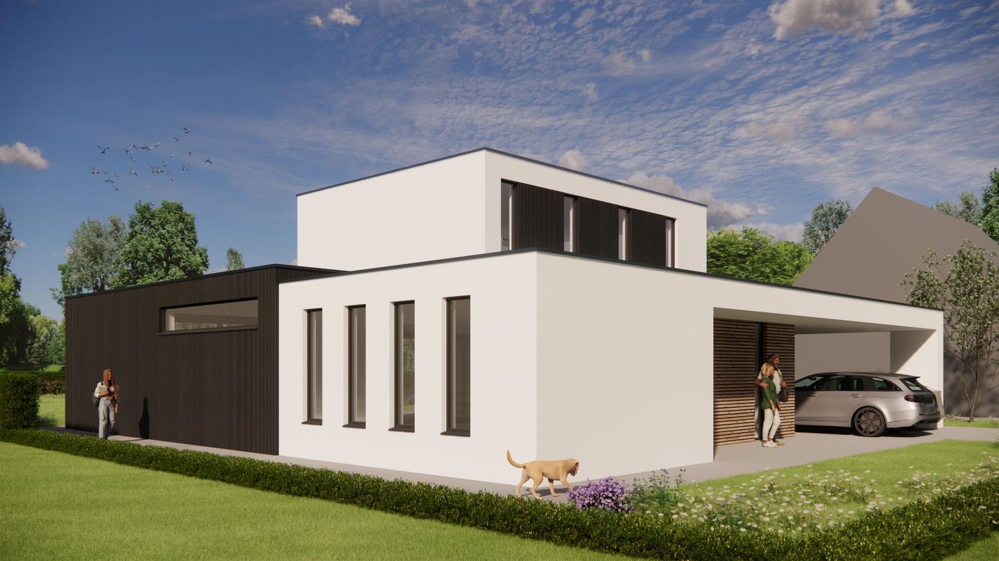 Foto 4 van Vrijstaand Modern Kubistisch (Bouwnr. Kavel 3)