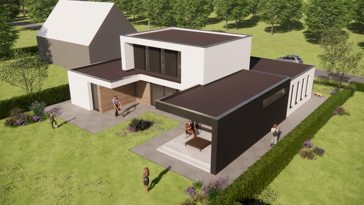 Photo 3 of Vrijstaand Modern Kubistisch (Bouwnr. 1)