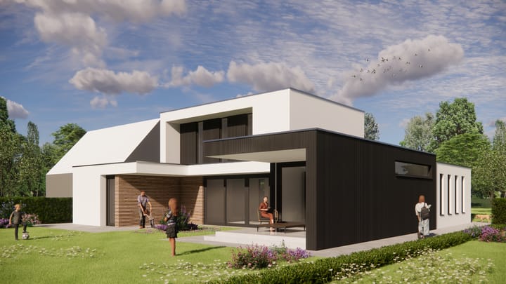 Photo 5 of Vrijstaand Modern Kubistisch (Bouwnr. 1)