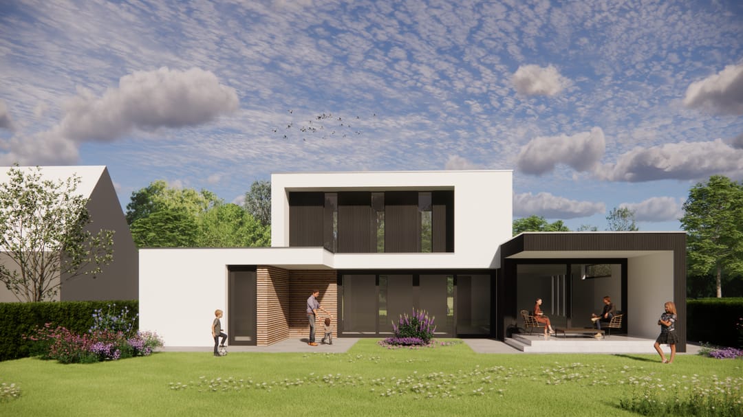 Foto 7 van Vrijstaand Modern Kubistisch (Bouwnr. Kavel 3)