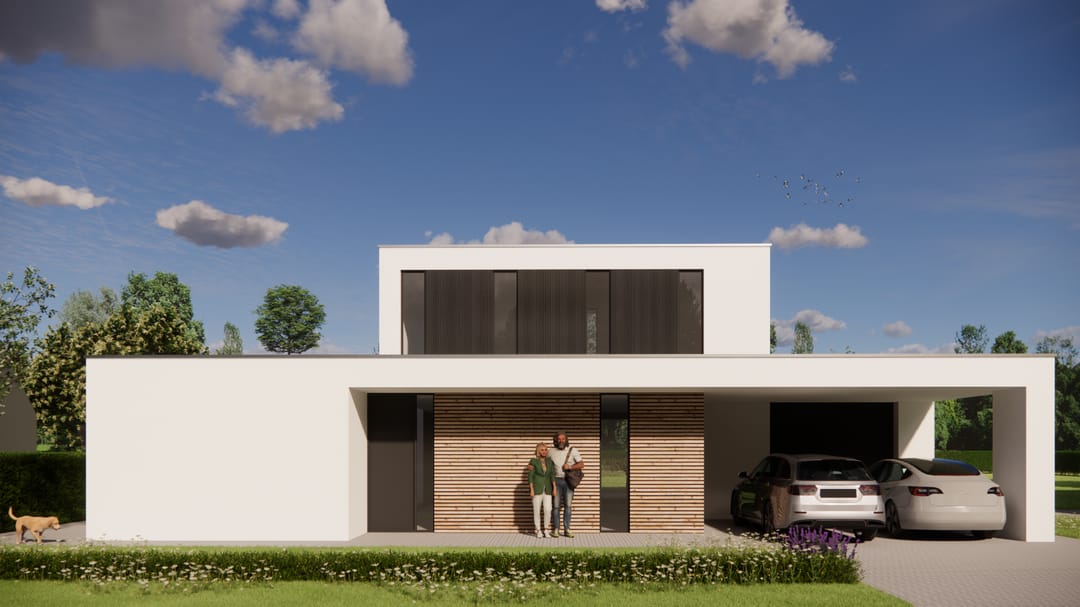 Foto 8 van Vrijstaand Modern Kubistisch (Bouwnr. Kavel 3)