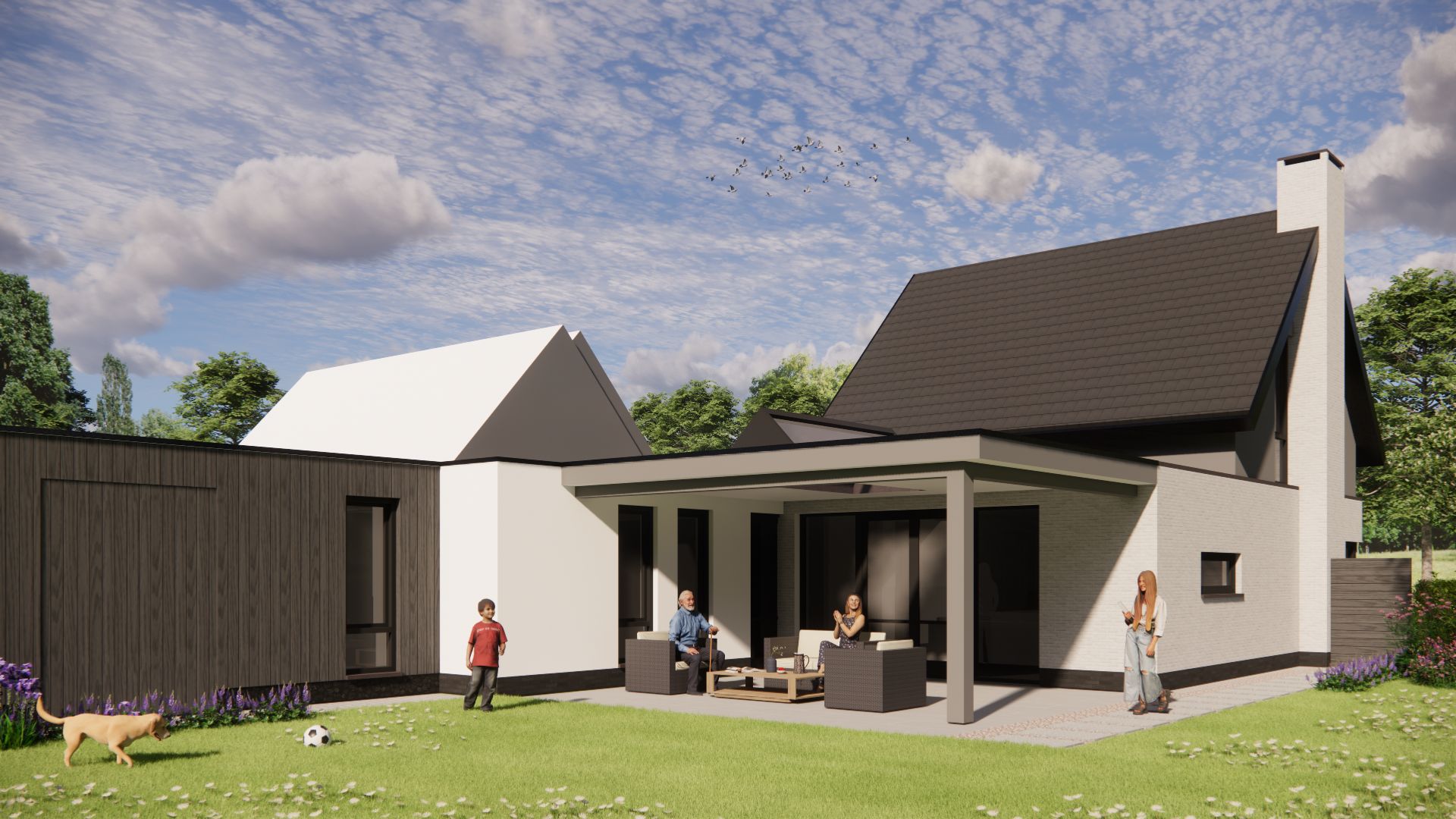 Foto 6 van Vrijstaand Modern Zadeldak (Bouwnr. 3)