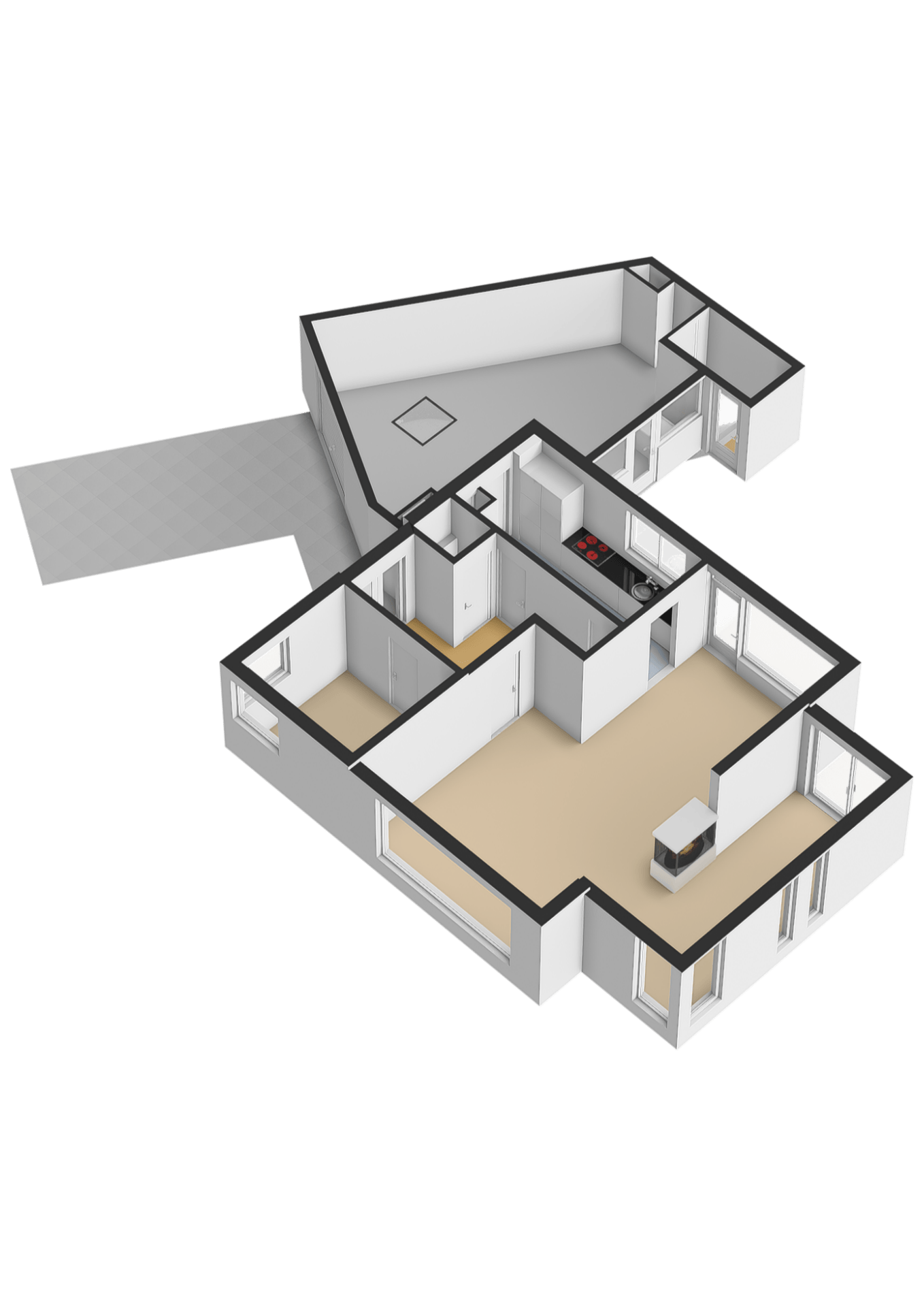 Well-maintained detached house with garage and basement in Vorden — 50