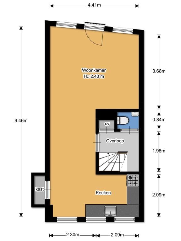 Foto 28 van Wassenaarsestraat 52-A