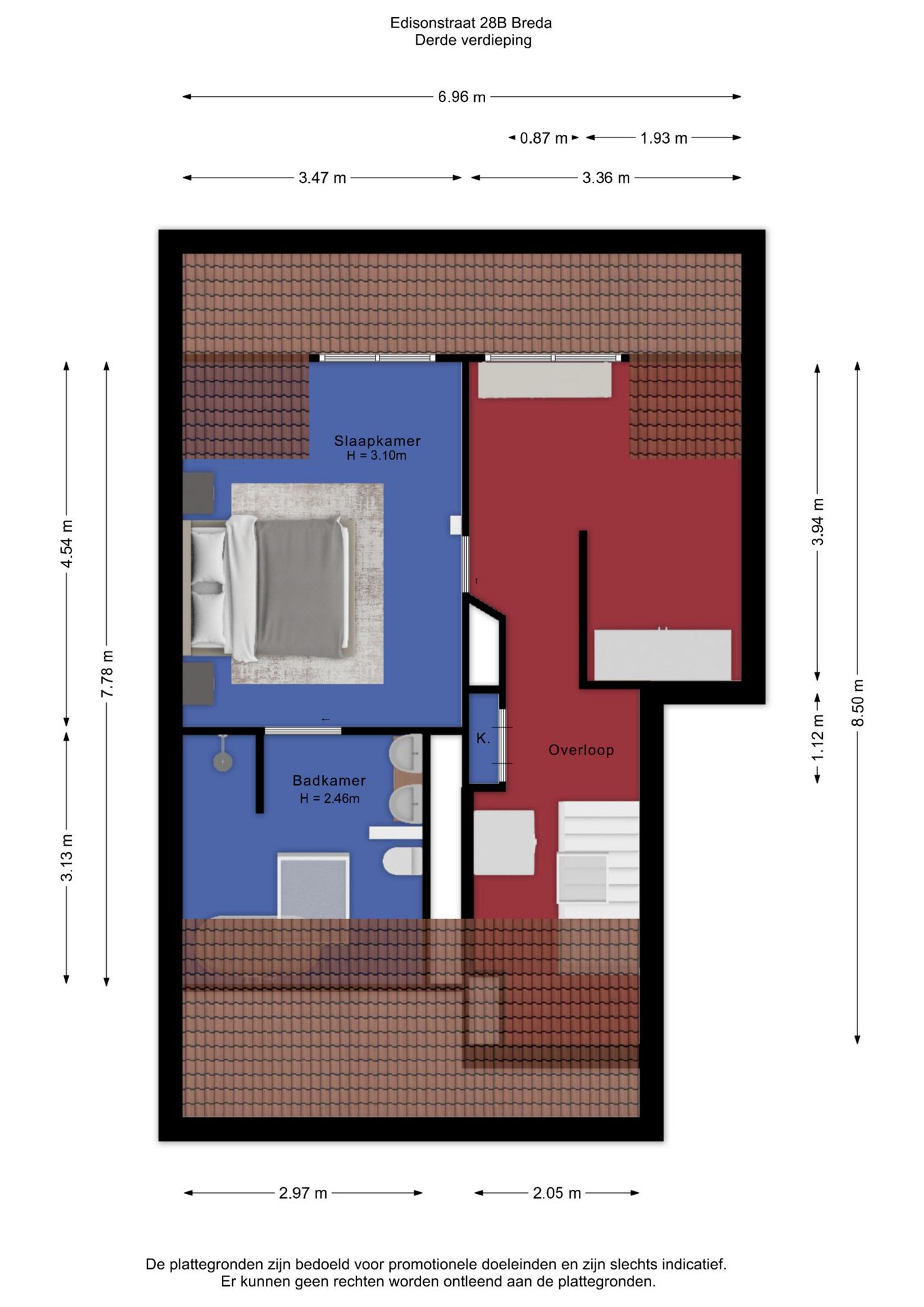 Fully Renovated Maisonette in Popular Liniekwartier, Breda — 34