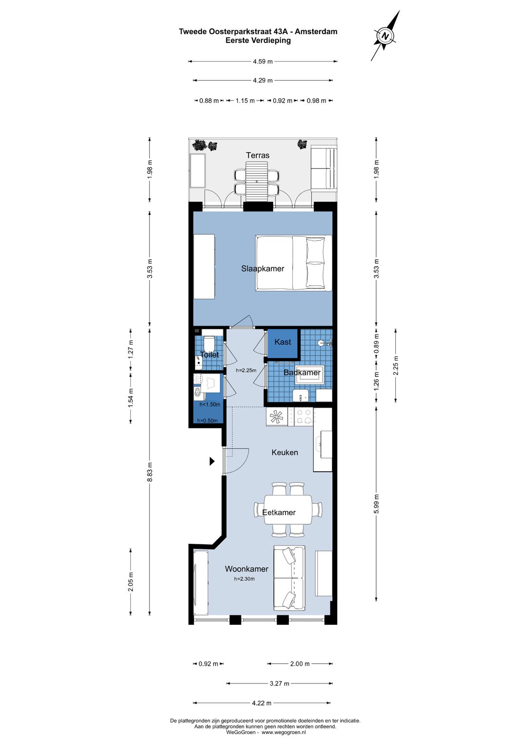 Foto 38 van Tweede Oosterparkstraat 43-A