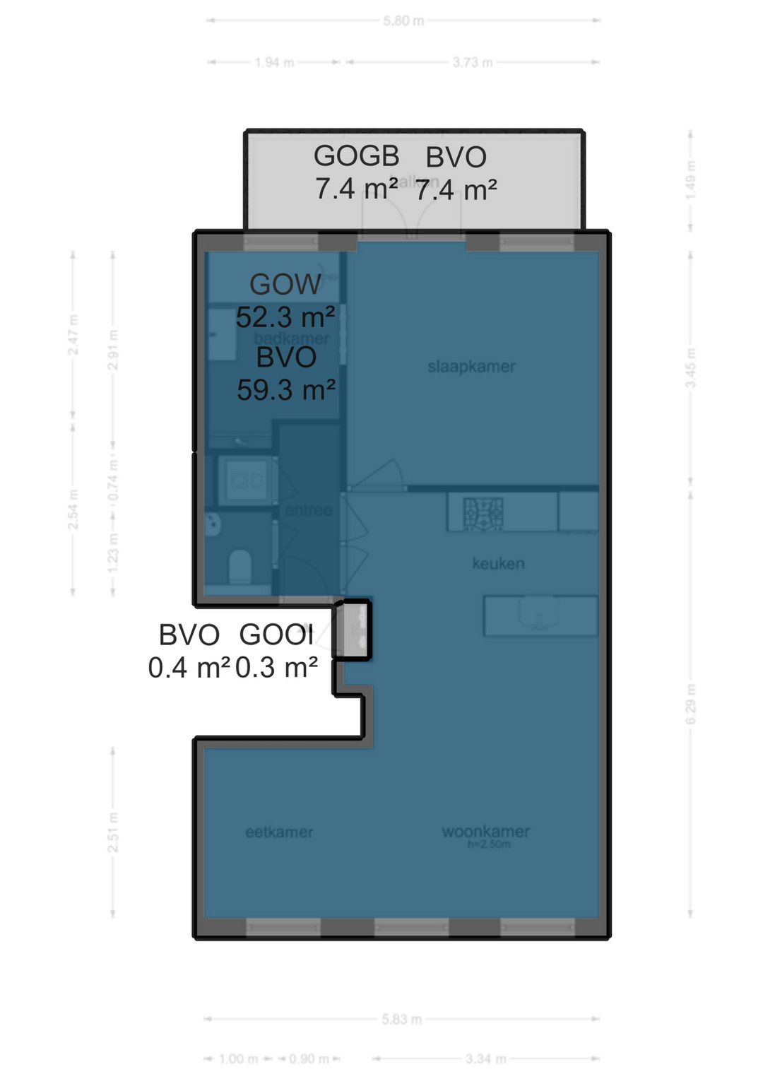 Foto 42 van Eerste Nassaustraat 8-2