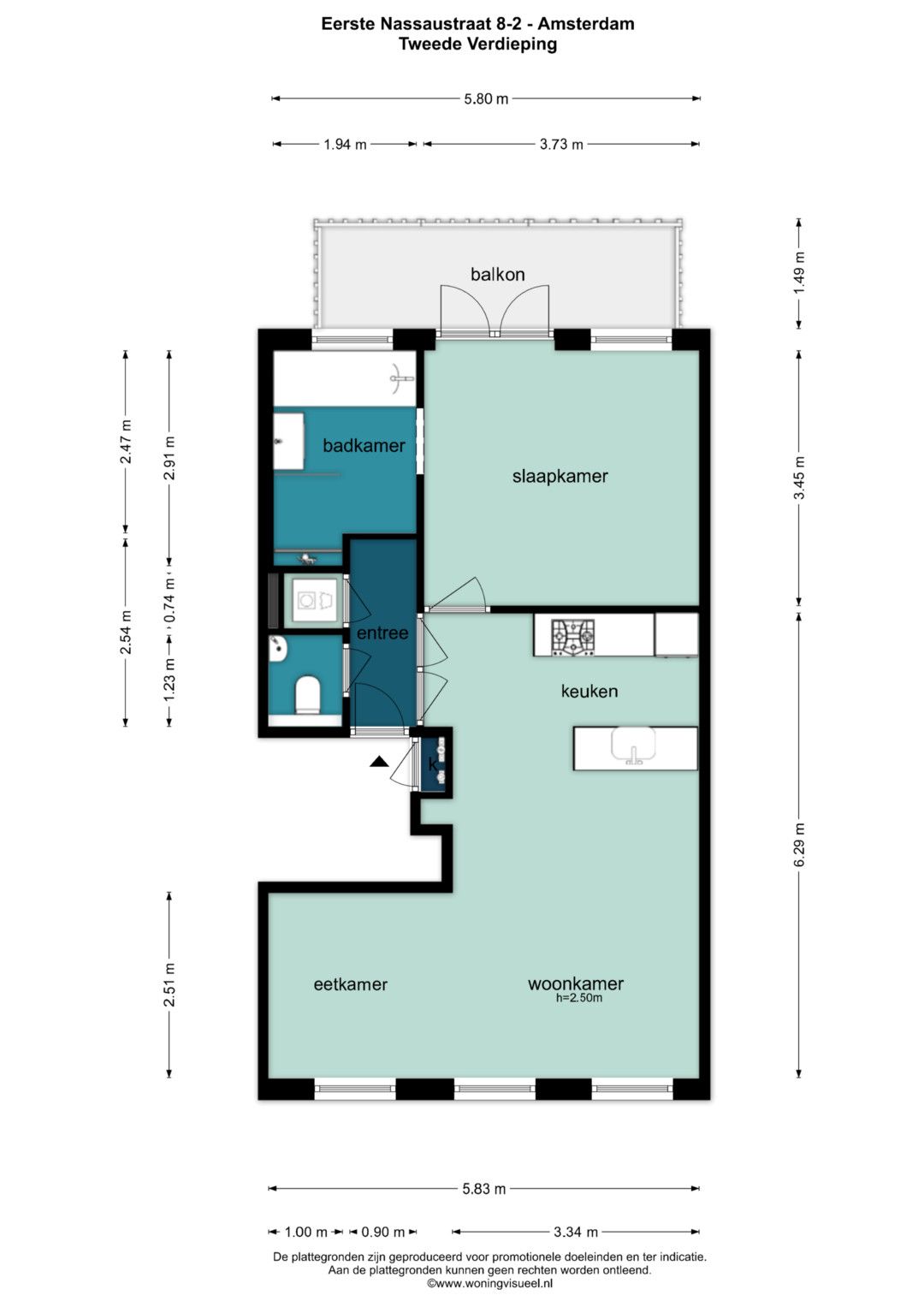 Foto 41 van Eerste Nassaustraat 8-2