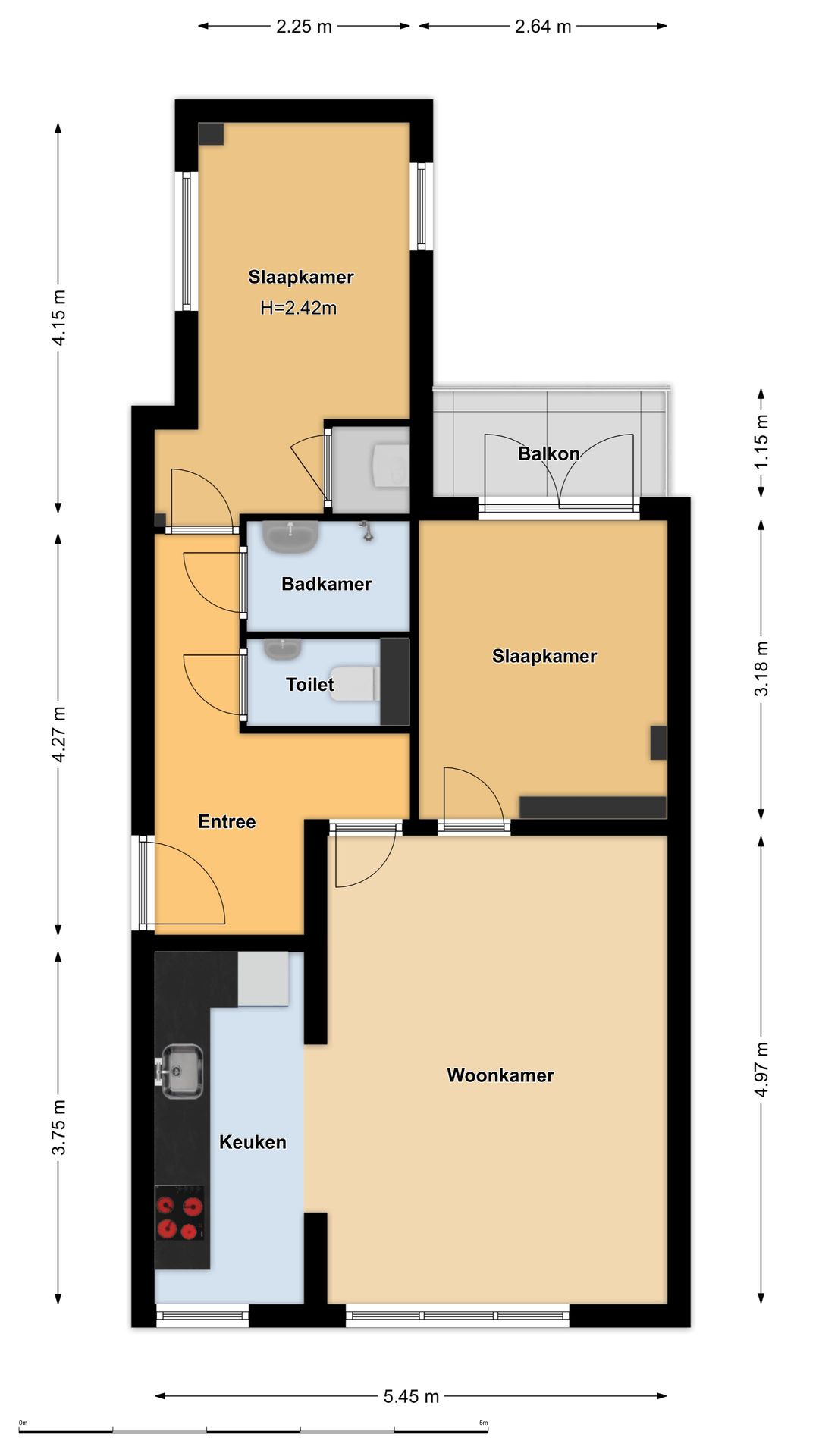 Renovated Apartment with Balcony in Oud Zuid — 32