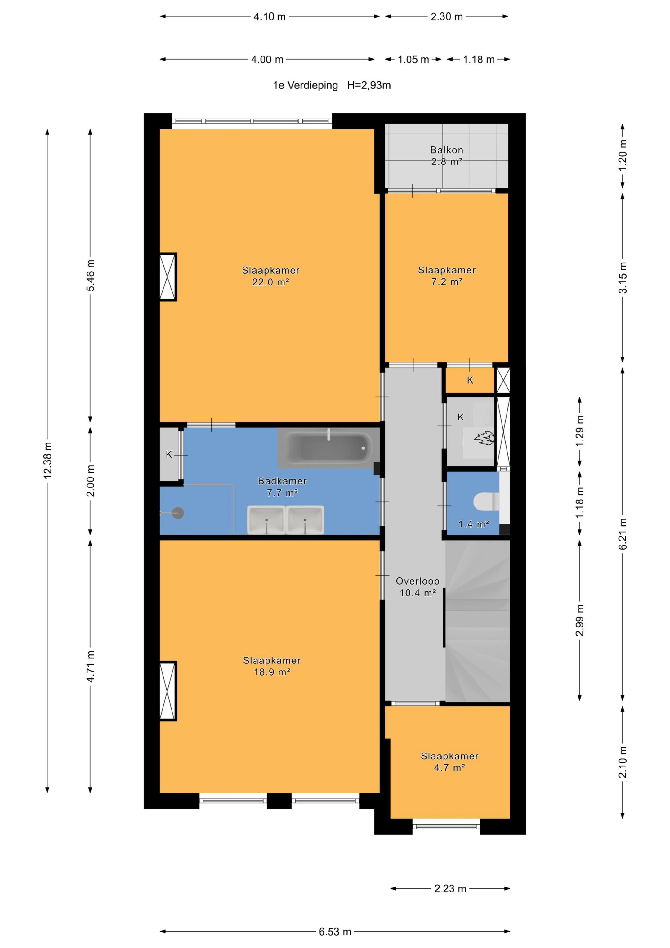 Spacious Townhouse with 7 Bedrooms in Benoordenhout — 21