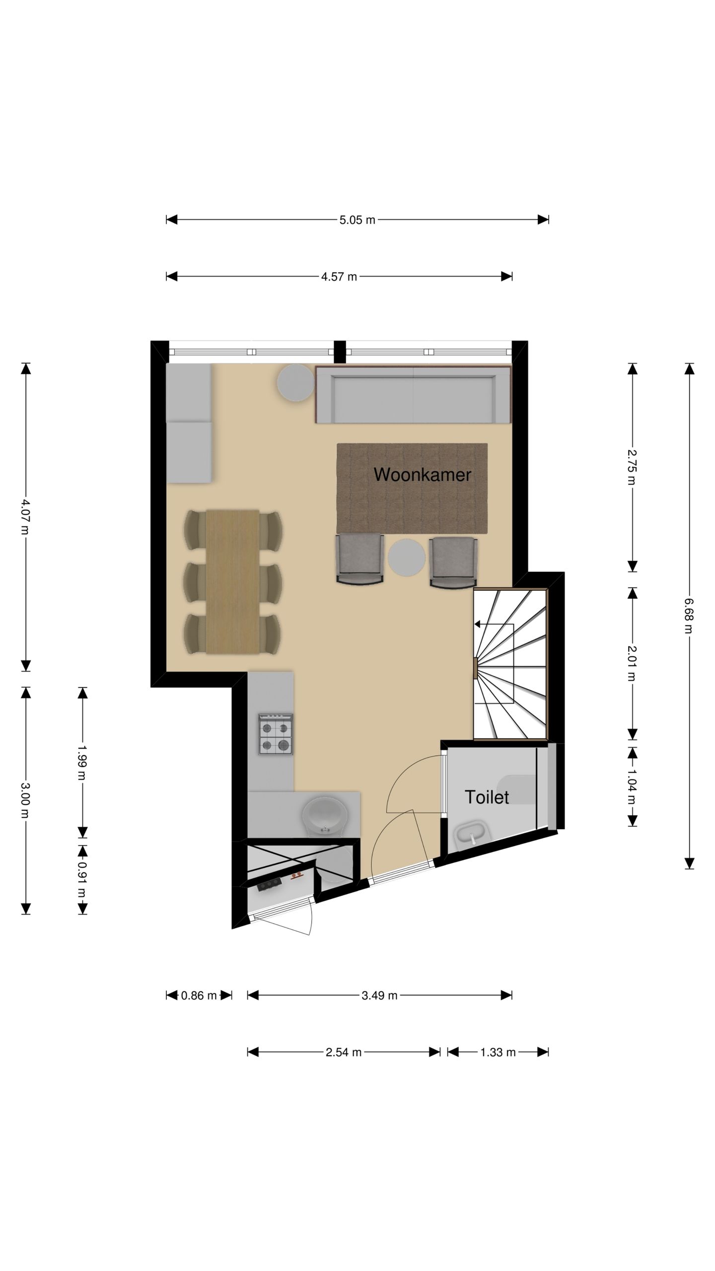 Foto 34 van Nobelstraat 19-A4