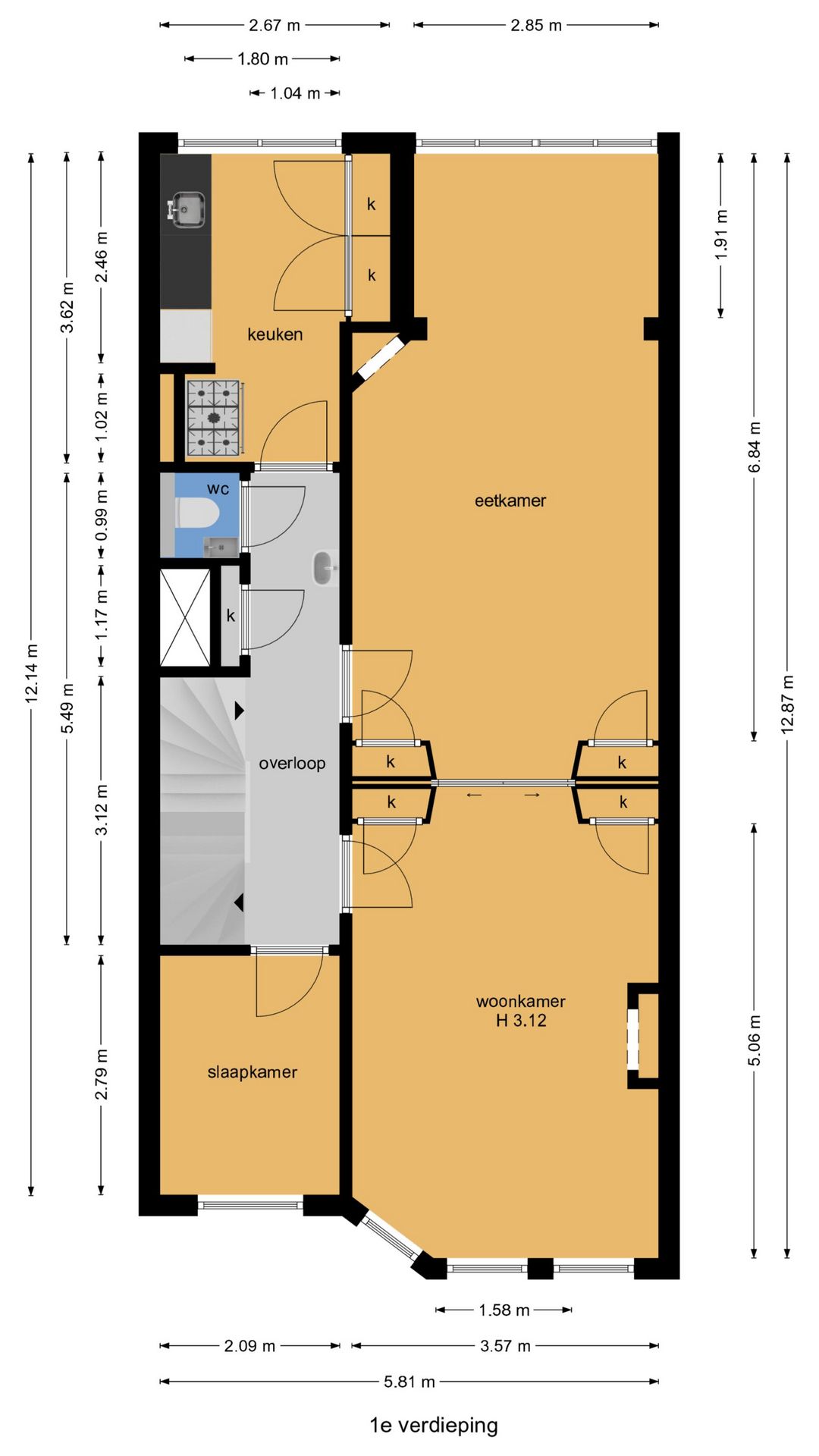 Foto 46 van Snelliusstraat 7