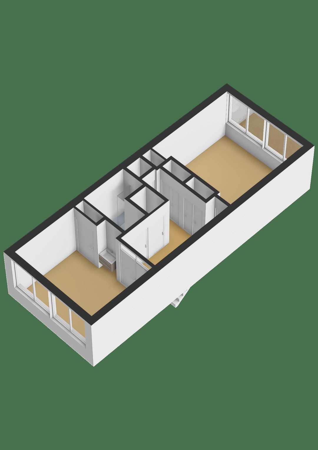 Eye-catching 3-room apartment with 2 bedrooms in top seaside location — 56