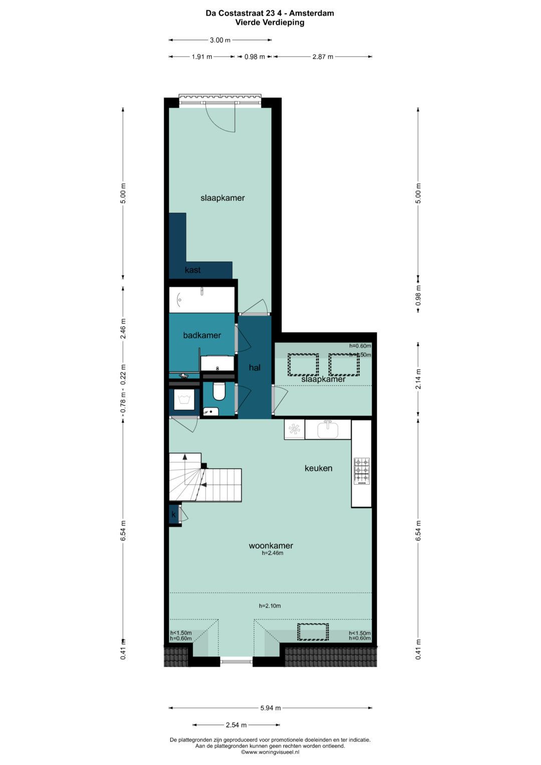 Photo 47 of Da Costastraat 23-4