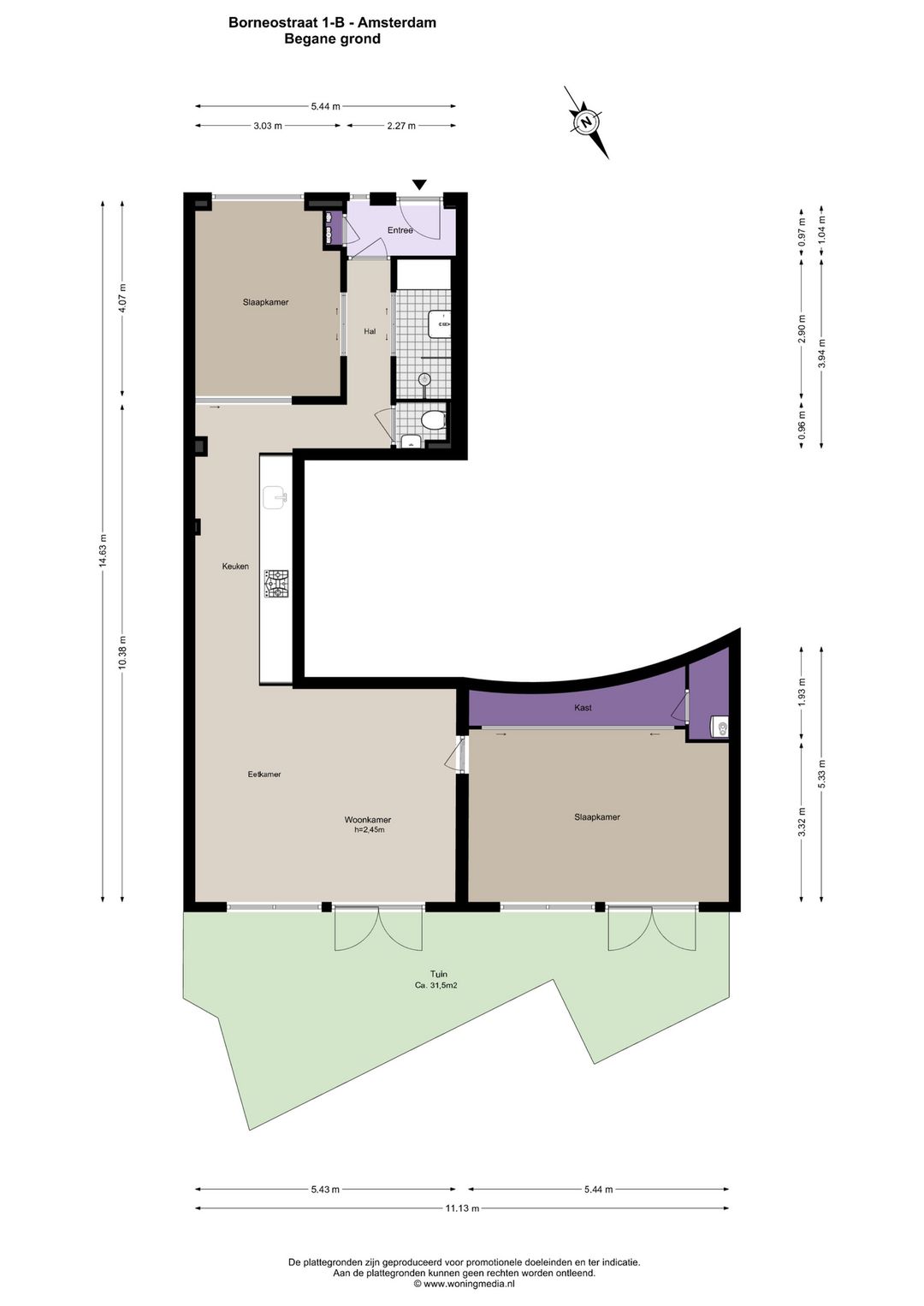 Foto 26 van Borneostraat 1-B