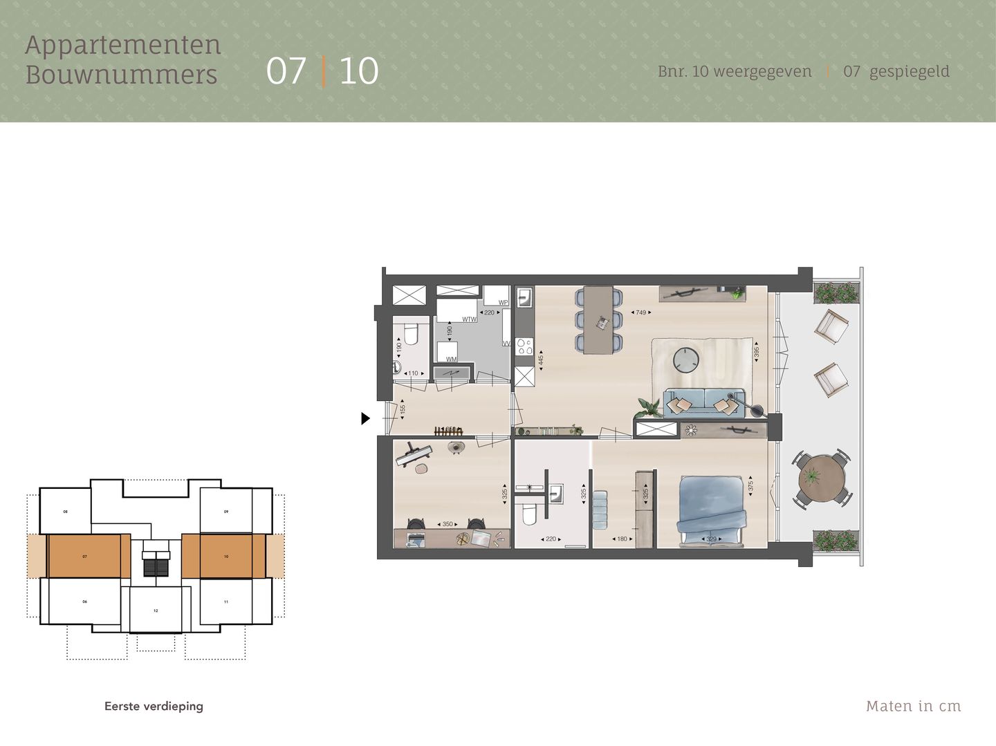 Foto 5 van 2 kamer appartement (Bouwnr. 7)