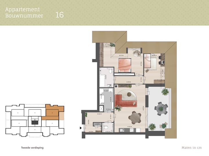 Foto 5 van 3-kamer appartement (Bouwnr. 16)