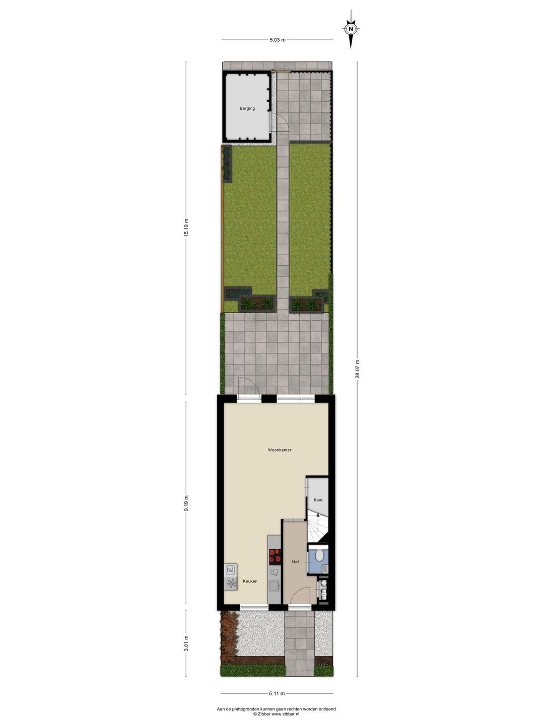 Modern terraced home in Zeeland with spacious attic and south-facing garden — 46