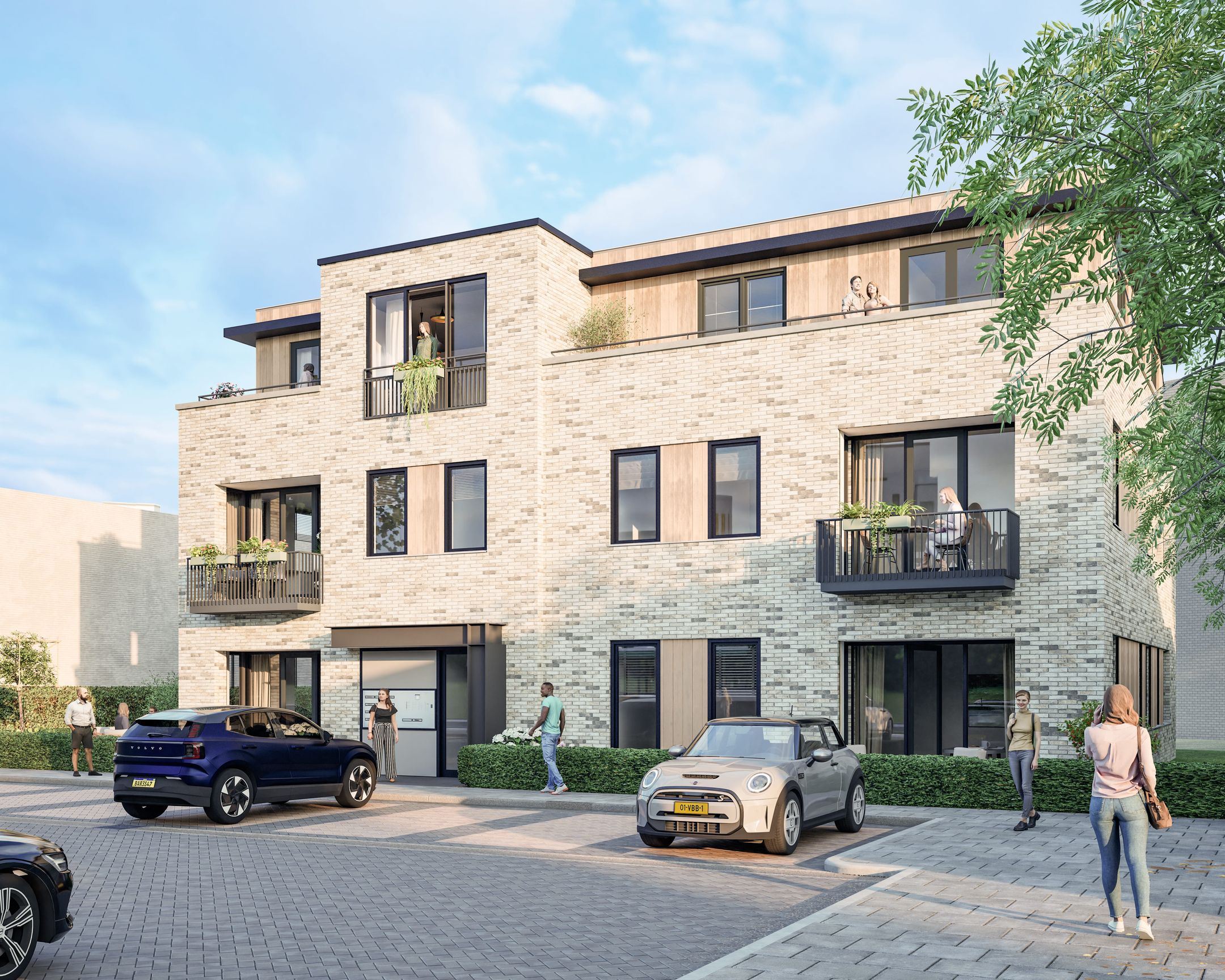 Foto 3 van Twee-kamer appartementen (Bouwnr. 1)