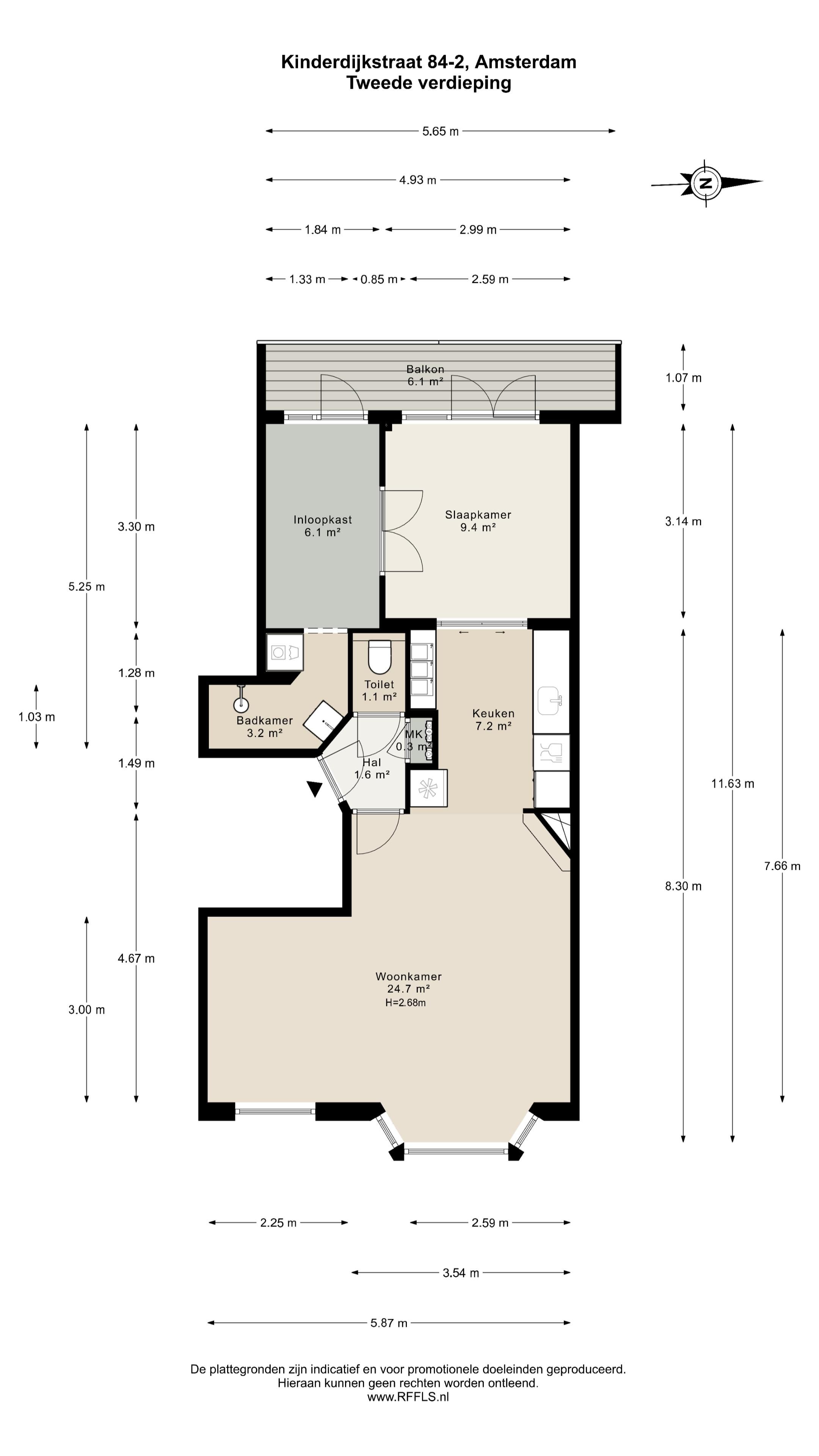 Foto 27 van Kinderdijkstraat 84-2