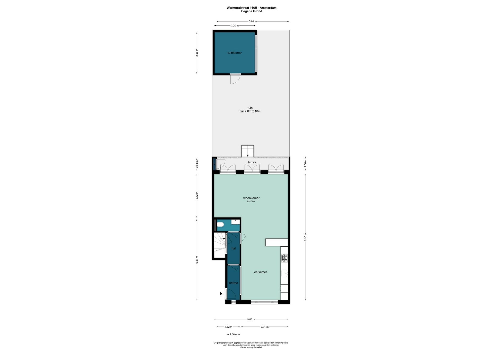 Foto 57 van Warmondstraat 166-H