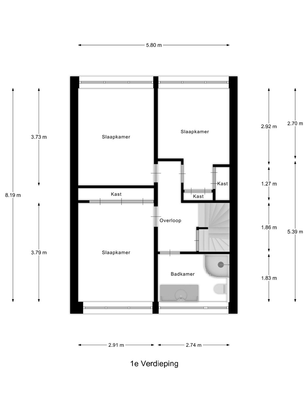 Spacious terraced house with carport in Linschoten — 41