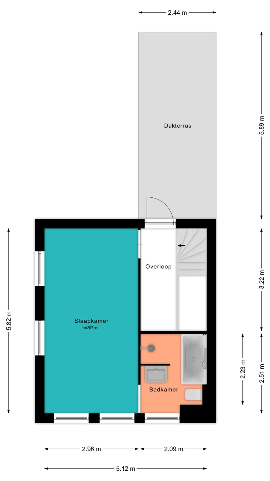 Spacious corner home with private garden and rooftop terrace in Woerden city center — 41