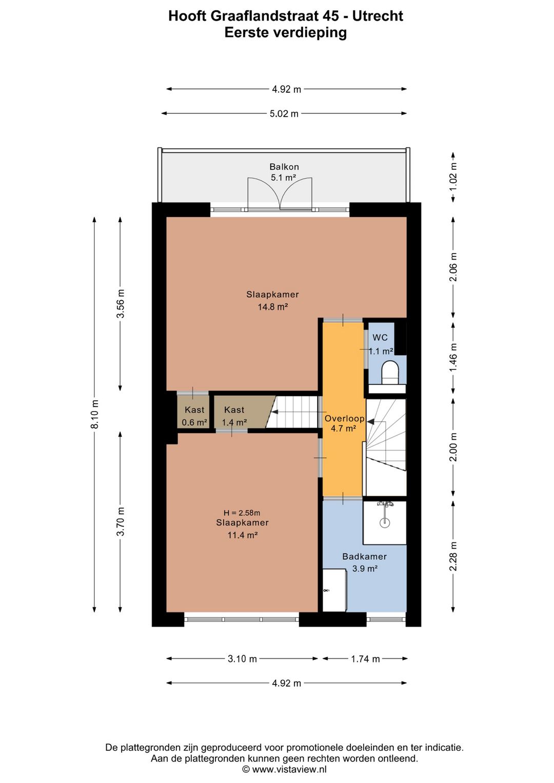 Foto 31 van Hooft Graaflandstraat 45