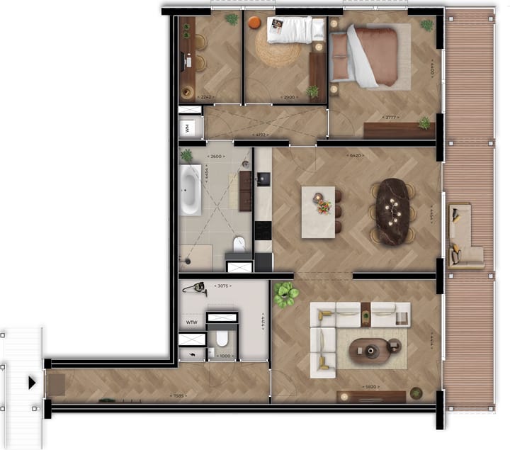 Foto 3 van Type A (Bouwnr. 42)