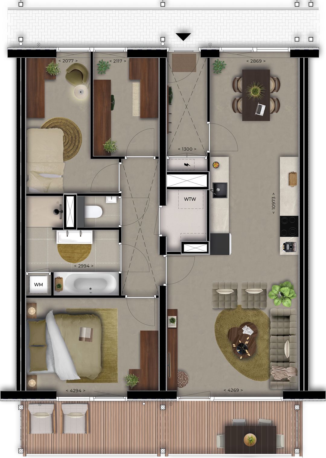 Foto 8 van Type C (Bouwnr. 23)