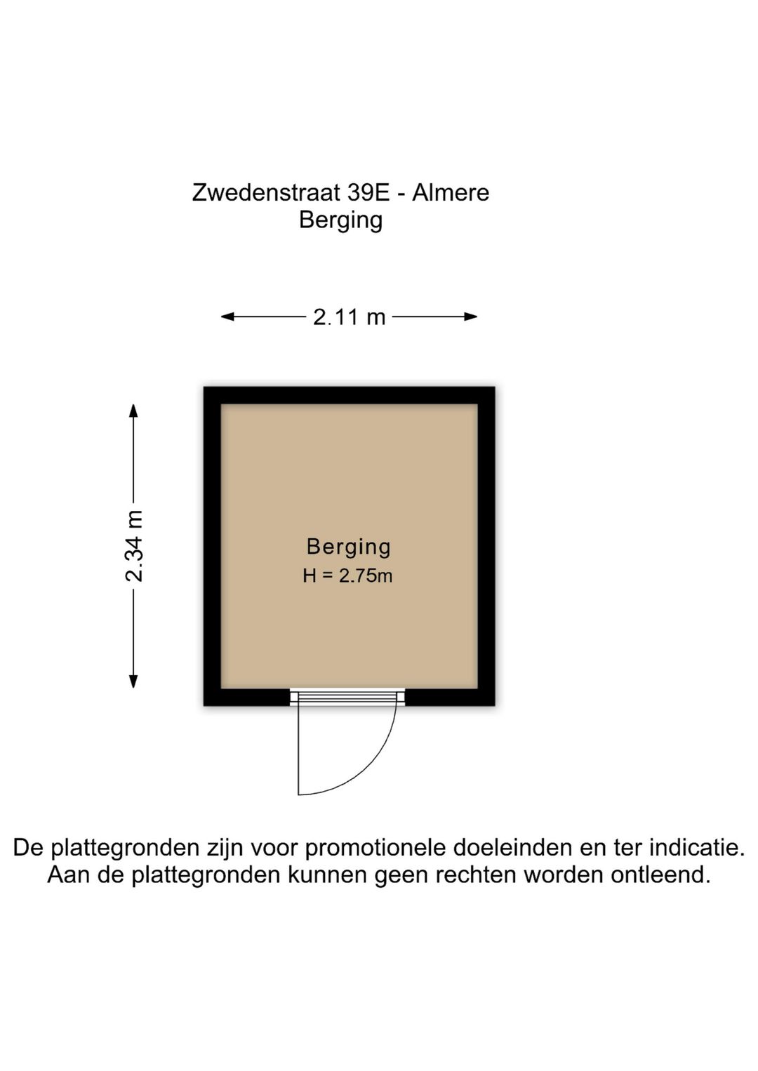 Foto 43 van Zwedenstraat 39-E