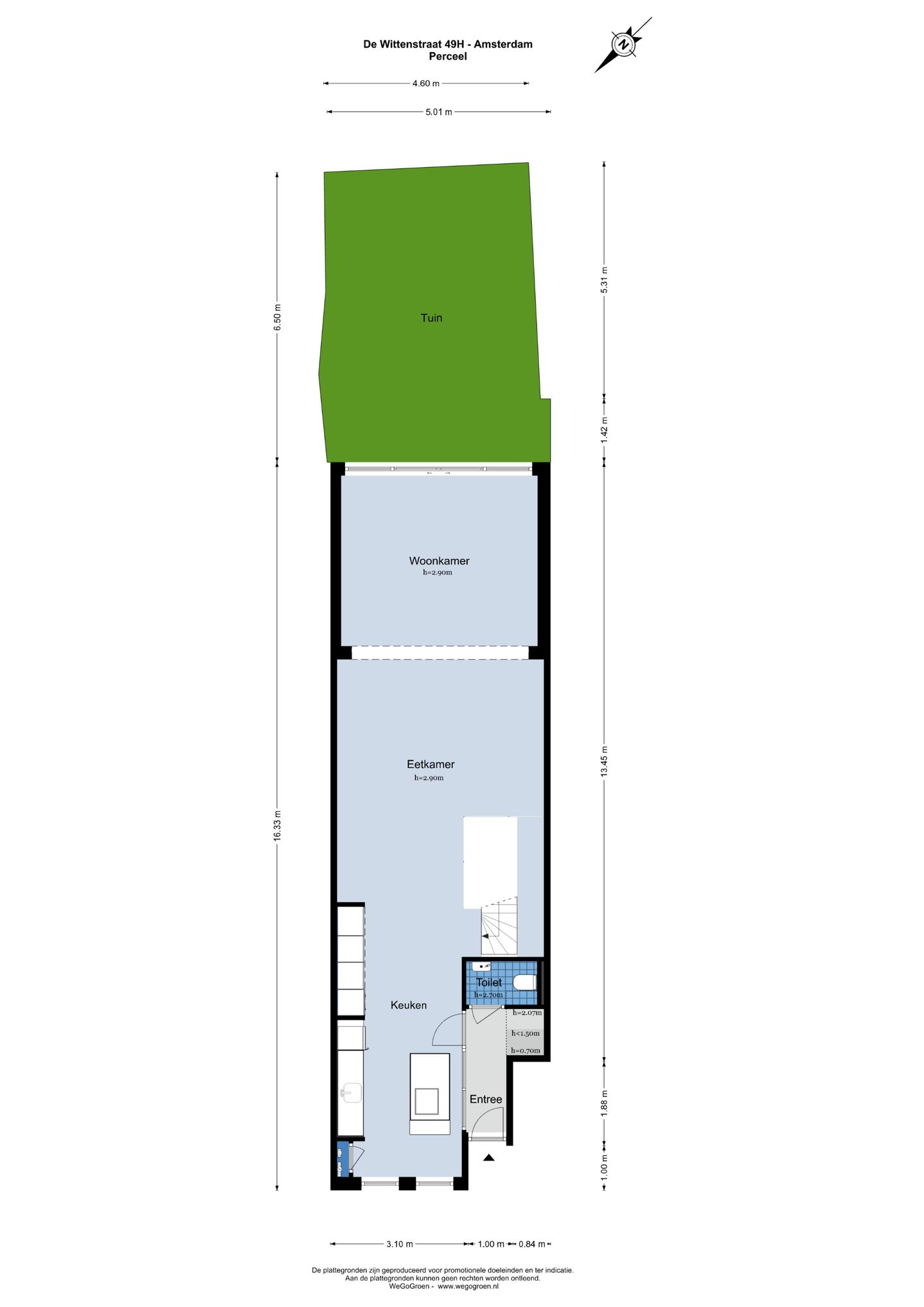 Foto 50 van De Wittenstraat 49-H