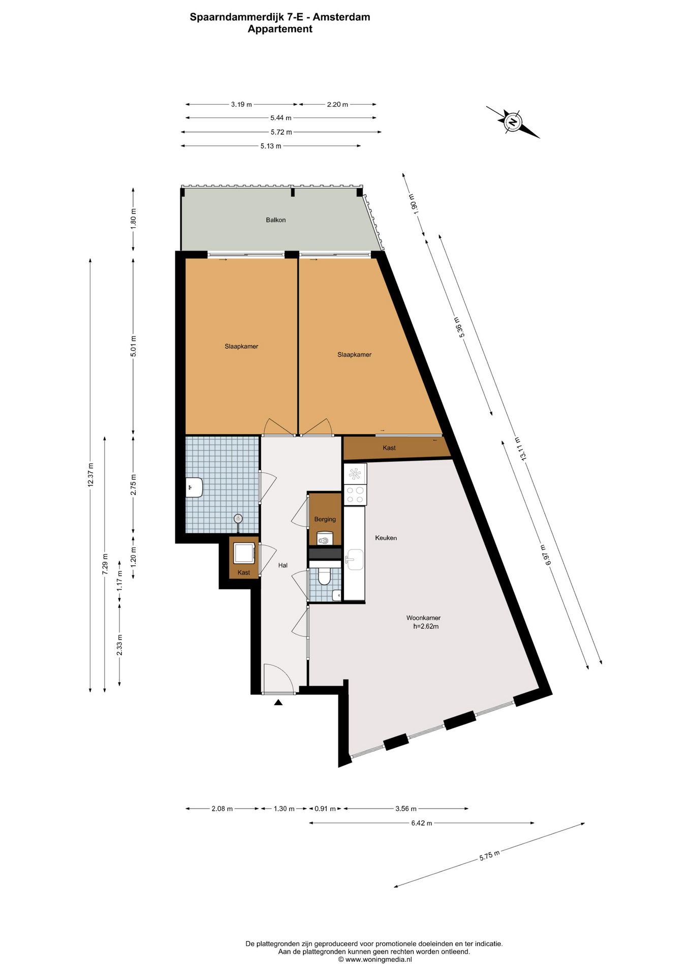 Foto 21 van Spaarndammerdijk 7-E