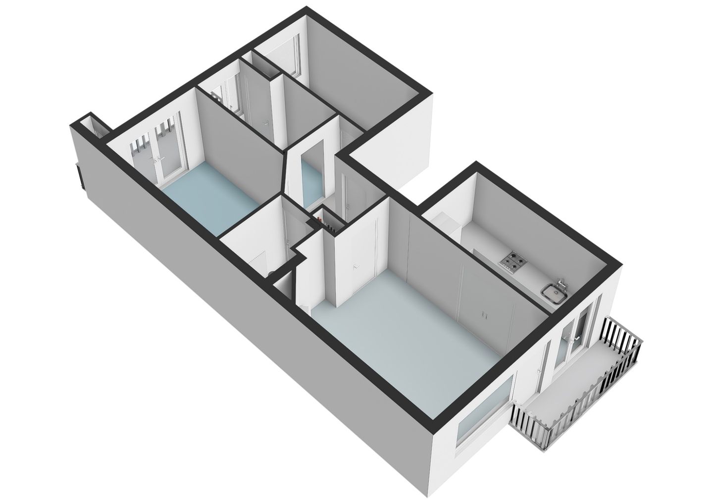 Renovated 3-Bedroom Apartment with Two Balconies in Amsterdam West — 35