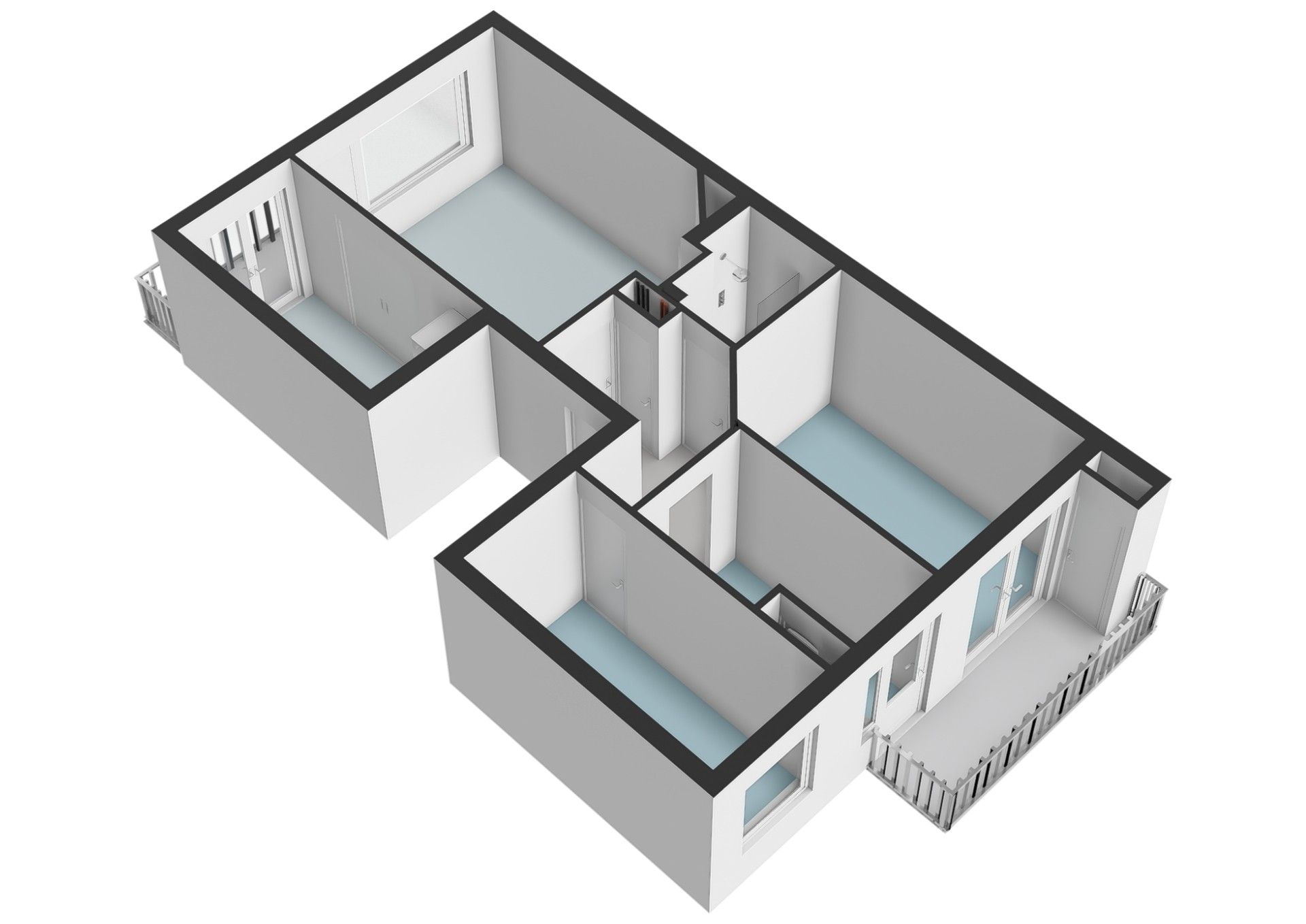 Renovated 3-Bedroom Apartment with Two Balconies in Amsterdam West — 36