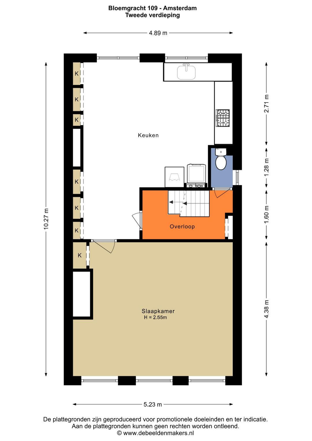 Foto 47 van Bloemgracht 109-H