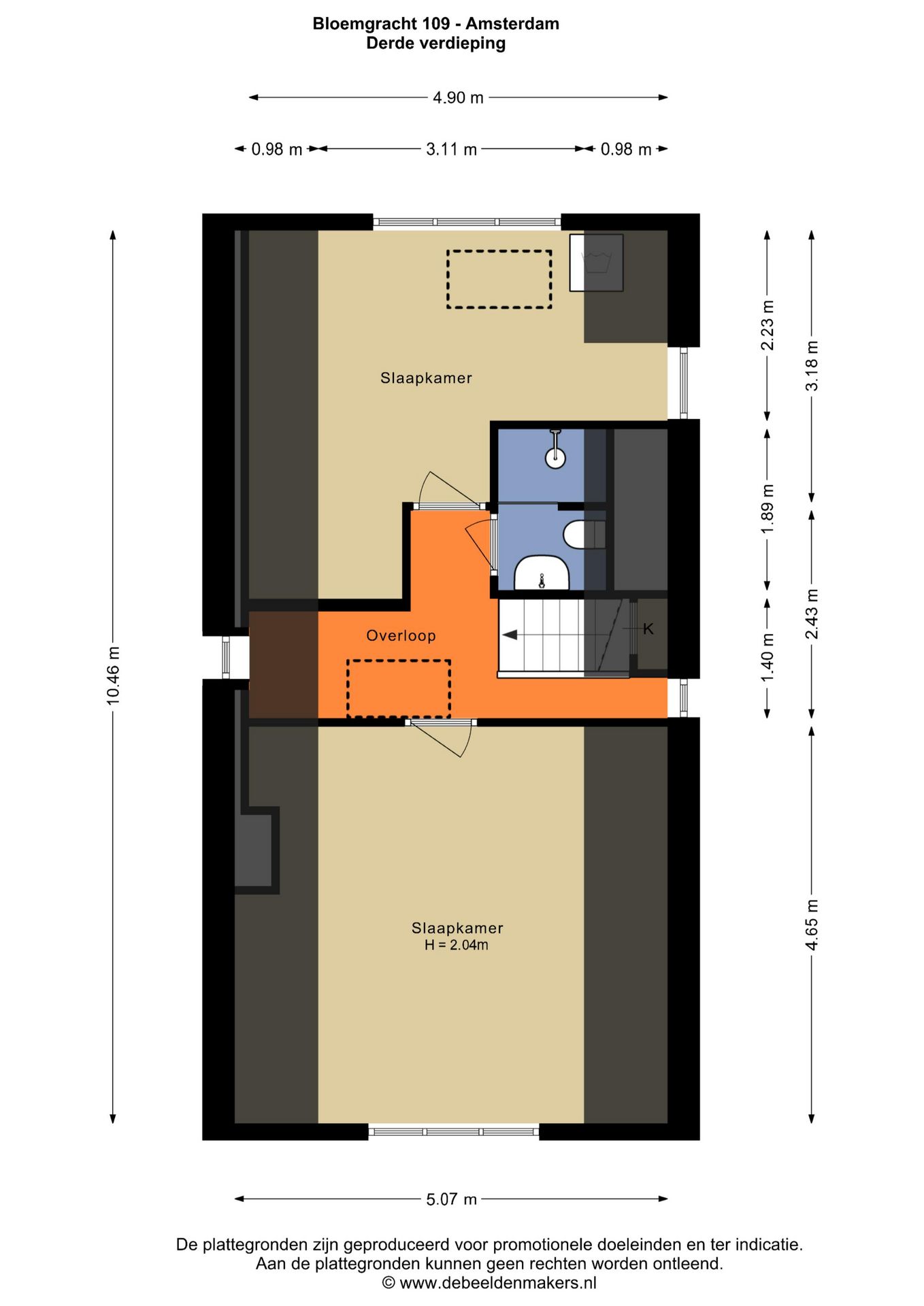Foto 48 van Bloemgracht 109-H