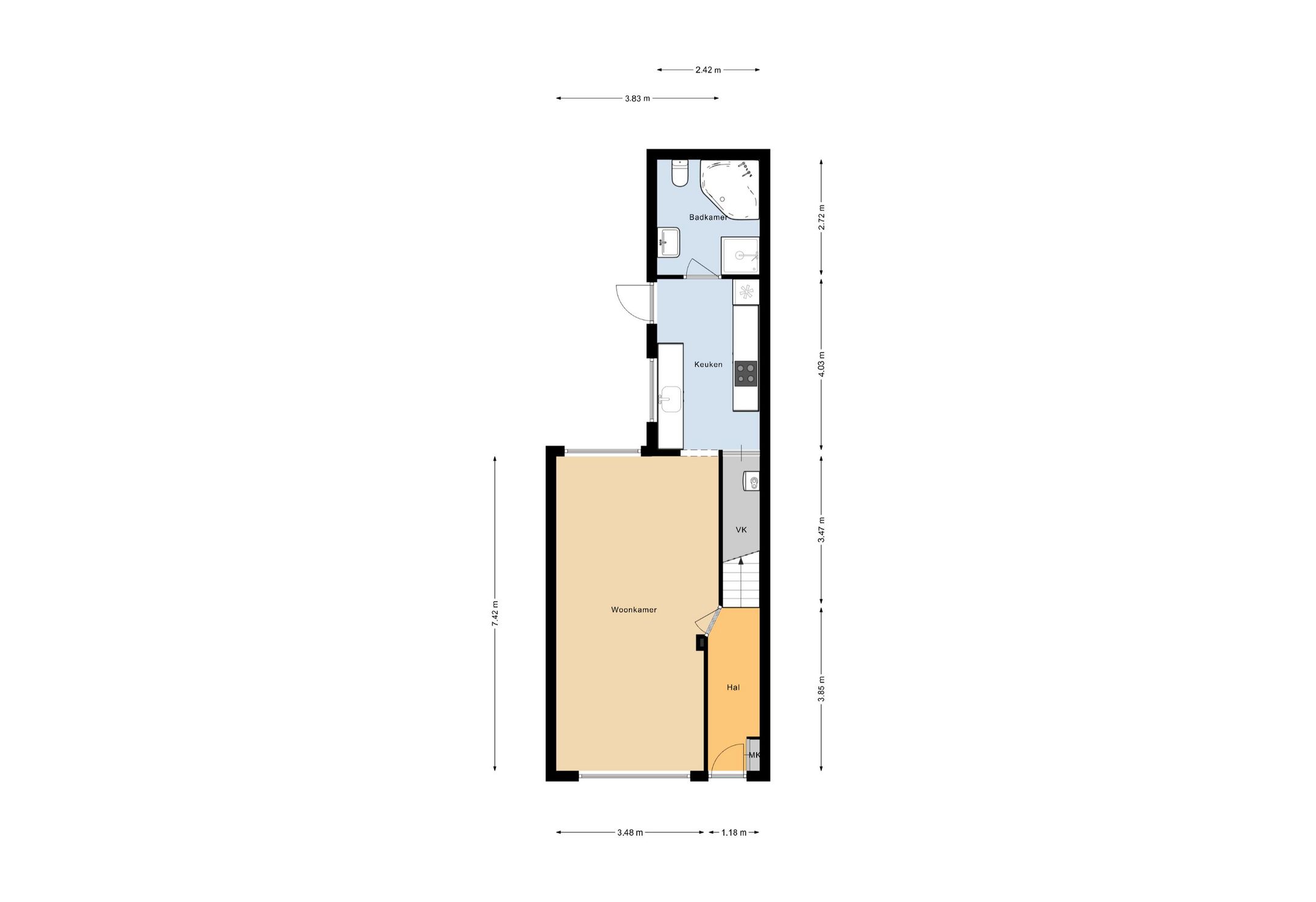 Characteristic corner home with deep garden in Helmond Binderen — 21