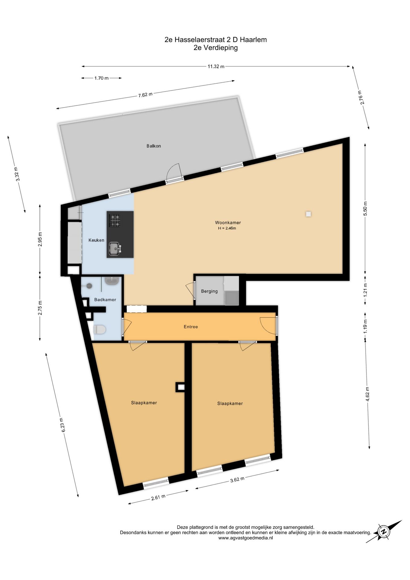 Spacious Apartment with Sunny Rooftop Terrace in Haarlem Center — 25