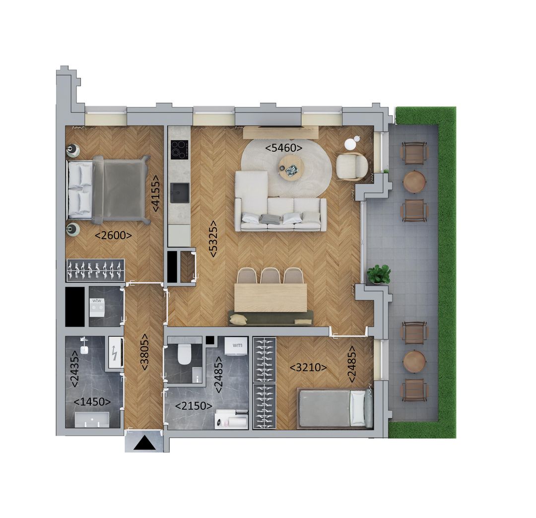 Foto 1 van Kopappartement Standaard (Bouwnr. A0.3)