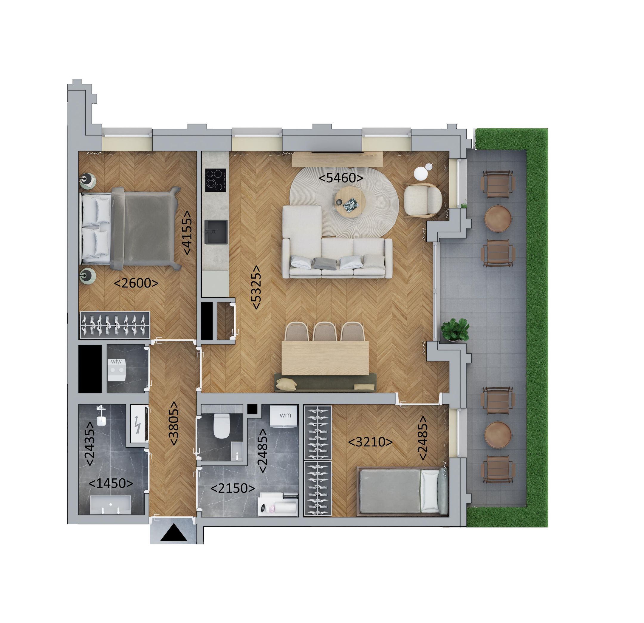 Kopappartement Standaard (Bouwnr. A0.3), Hoofddorp, 2131MK, Noord-Holland, Nederland  