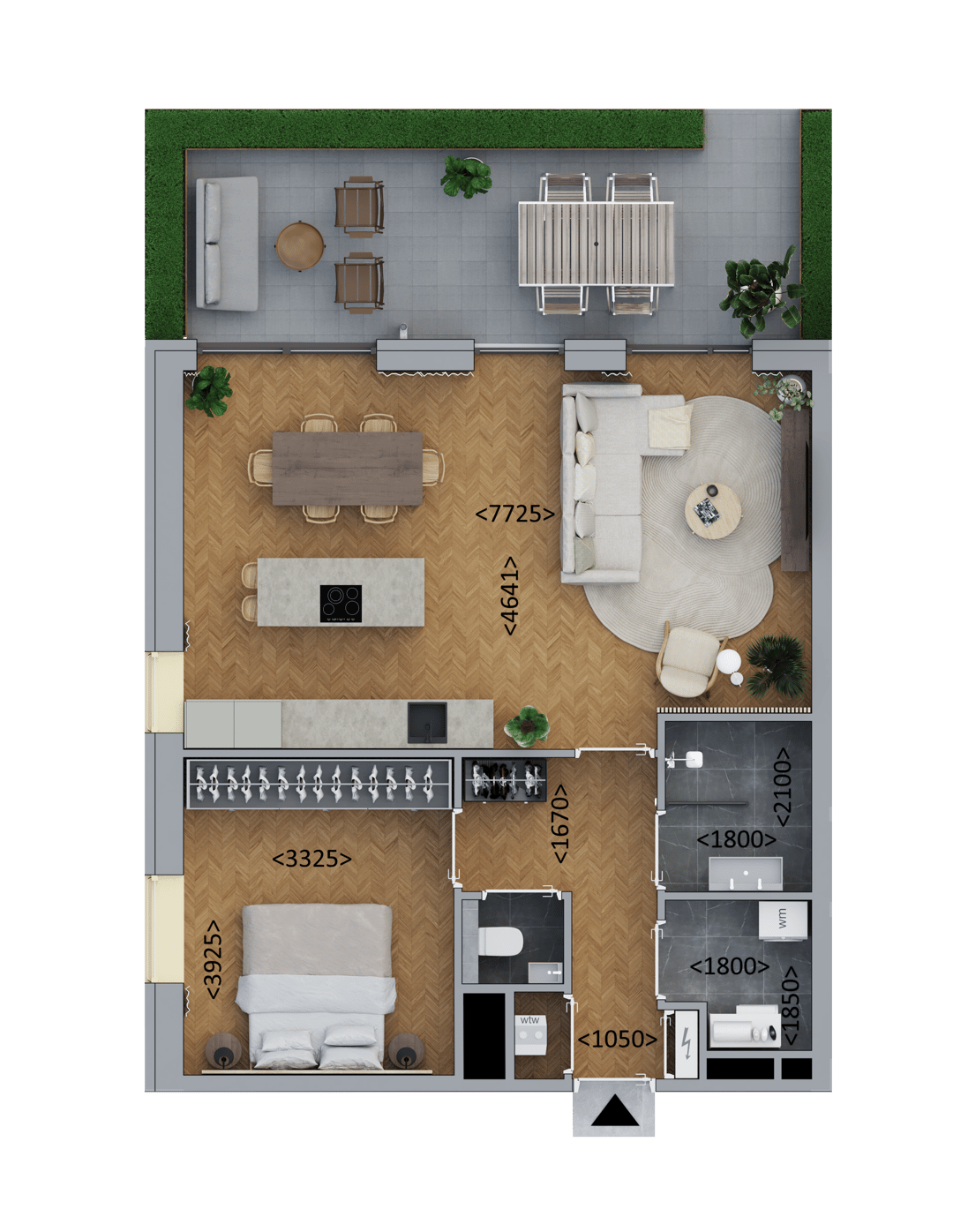 Foto 8 van Hoekappartement (Bouwnr. D0.1)