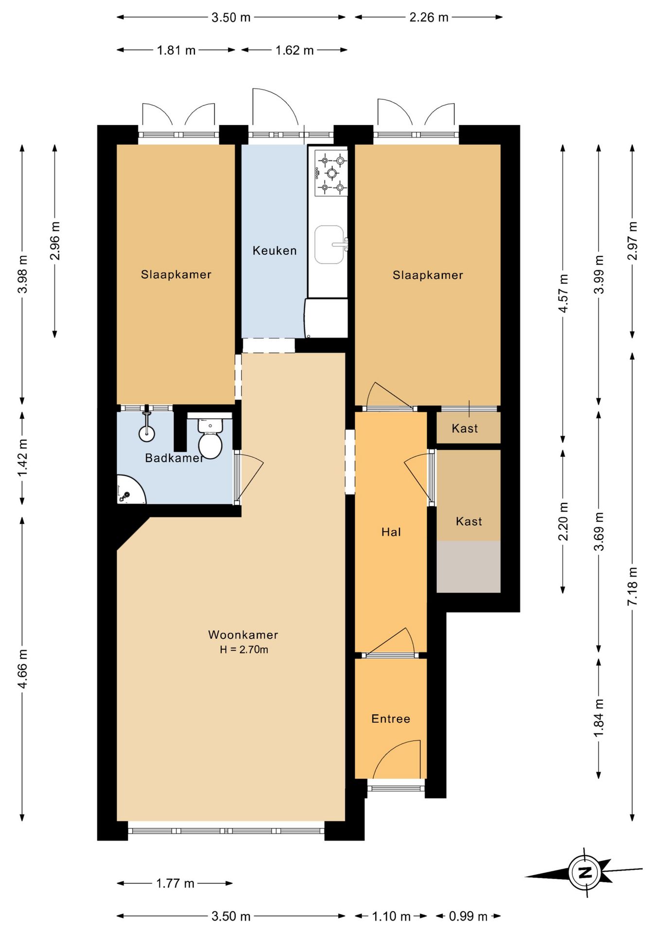 Foto 36 van Hunzestraat 57-H