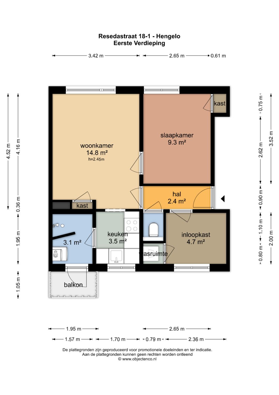 Foto 28 van Resedastraat 18-I