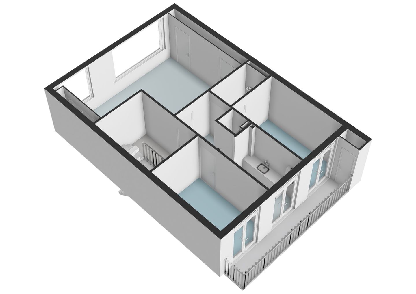 Duplex Upper Apartment with Roof Terrace Potential in Amsterdam South — 40