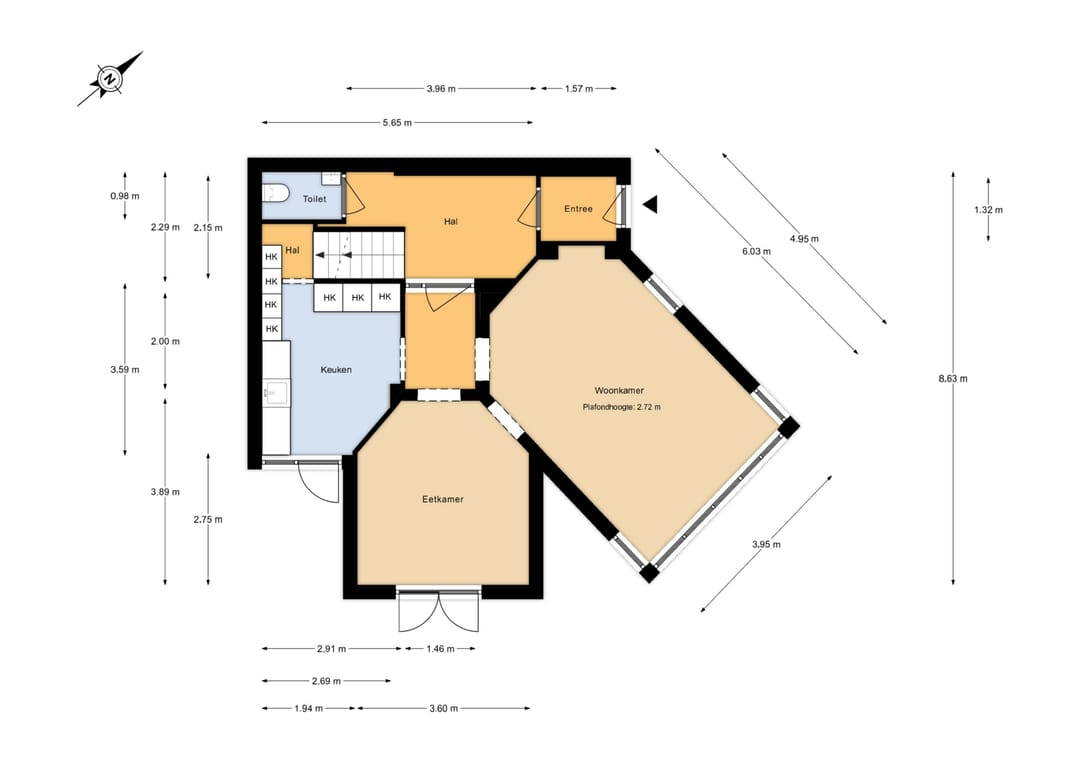 Renovated Semi-Detached Townhouse with 5 Bedrooms and Sunny Garden in Statenkwartier — 62