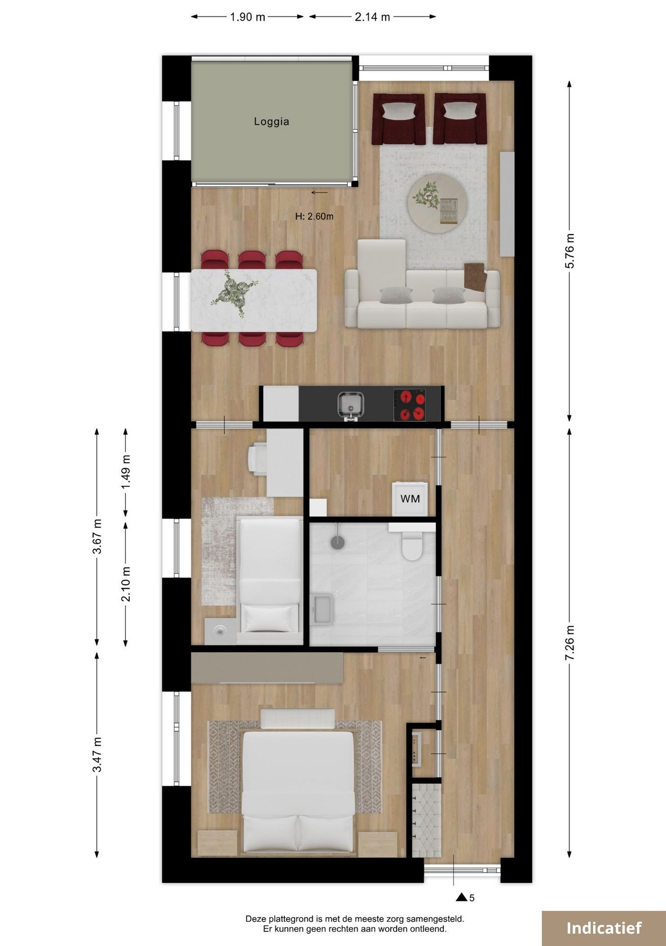Foto 4 van Type C (5 en 6) (Bouwnr. 5)