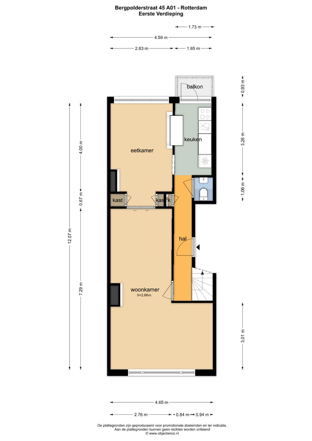 Foto 40 van Bergpolderstraat 45-A01