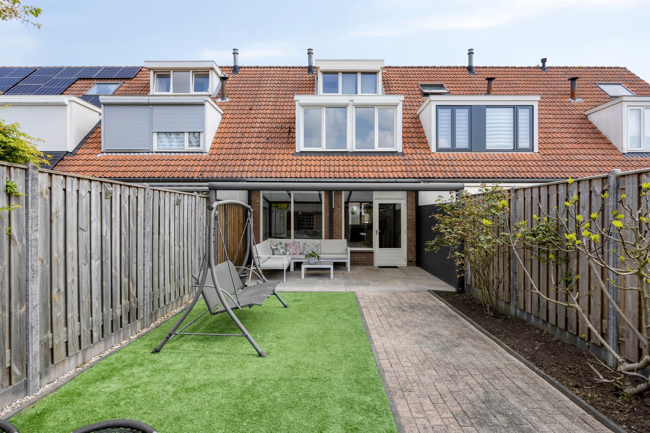 Well-maintained terraced house with terrace canopy in Achtse Barrier — 45